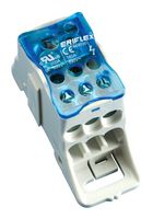 NVENT ERIFEX 569030 Bloque de Terminales de Montaje en Panel, 200 A, 600 V, 1 polos, 1, Tornillo, 000 AWG
