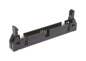 AMPHENOL COMMUNICATIONS SOLUTIONS 65863-093 Pin Header, Wire-to-Board, 2.54 mm, 2 Rows, 50 Contacts, Through Hole Straight