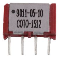 COTO TECHNOLOGY 9011-05-10 Reed Relay, SPST-NO, 5 VDC, 9011 Series, Through Hole, 500 ohm, 250 mA