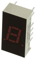 KINGBRIGHT SA03-11HDB 7 Segment LED Display, Mechanically Rugged, Red, 20 mA, 2.25 V, 2 mcd, 1, 7.62 mm