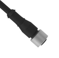 BANNER ENGINEERING MQDC-450 Cable de Sensor, Codificado A, Negro, M12 Hembra, Extremo Libre, 4 Contactos, 15 m, 49.2 ft