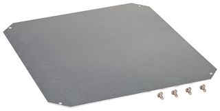FIBOX MPS ARCA 5050 Plate, Mounting, Galvanized Steel, Fibox ARCA 5050 Enclosures, 2 mm, 450 mm