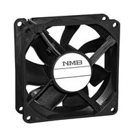 NMB TECHNOLOGIES 08025SE-24R-FT-DW Ventilador axial de CD, 24 V, Cuadrado, 80 mm, 25 mm, Rodamiento de bolas, 60 CFM