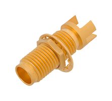 AMPHENOL SV MICROWAVE 1521-00010 RF / Coaxial Connector, 2.92mm Coaxial, Straight Bulkhead Jack, Board Edge / End Launch, 50 ohm