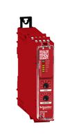 SQUARE D BY SCHNEIDER ELECTRIC XPSUAK12AP Safety Relay, 24 VAC/VDC, DPST-NO, SPST-NC, Harmony XPS Series, DIN Rail, 5 A, Screw