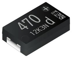 PANASONIC EEFJX0D471RC Cap Electrolítico Aluminio Polímero, 470 µF, 2 V, 2917 [7343 Métrico], 0.0045 ohm