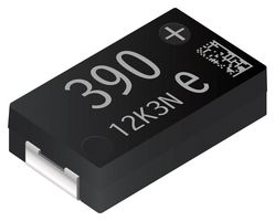 PANASONIC EEFJX0E391RB Polymer Aluminium Electrolytic Capacitor, 390 µF, 2.5 V, 2917 [7343 Metric], 0.003 ohm