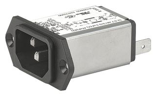 SCHURTER 5110.1533.3 Módulo de entrada energía IEC filtrado, IEC C14, Uso Médico, 15 A, 250 VAC