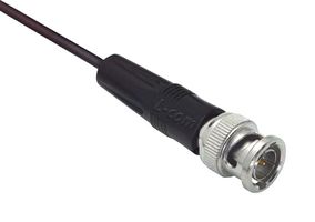 L-COM CTL1B-2.5 Audio / Video Cable Assembly, BNC Plug, BNC Plug, 2.5 ft, 800 mm, Black, CTL1B Series