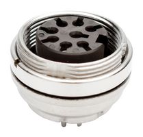 AMPHENOL SINE/TUCHEL C091 61G008 110 2 Circular Connector, Standard Circular Connector, C091D Series, Panel Mount Receptacle, 8 Contacts