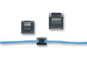 PANDUIT ACC38-AV-M300 Fastener, Cord Clip, Adhesive Backed Cable Clamp, Nylon 6.6 (Polyamide 6.6), Black, 25.4 mm