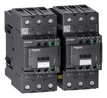 SCHNEIDER ELECTRIC LC2D65ABNE Contactor, LC2D, 65 A, DIN Rail, Panel, 690 VAC, 3PST-NO, 3 Pole, 37 kW