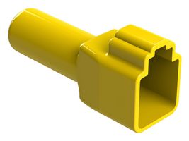 AMPHENOL SINE/TUCHEL AT6S-BT-YW Connector Accessory, Yellow, Boot, Amphenol AT Series AT06-6S Automotive Plug Connectors, AT Series