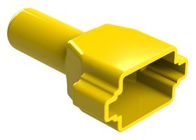 AMPHENOL SINE/TUCHEL AT8S-BT-YW Connector Accessory, Yellow, Boot, Amphenol AT Series AT06-8S Automotive Plug Connectors, AT Series