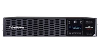 CYBER POWER SYSTEMS PR2000RT2U Uninterruptible Power Supply (UPS), 8 Outlets, 2kVA / 2kW, 155 V, 125 VAC, 4.5 min