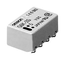 OMRON ELECTRONIC COMPONENTS G6K-2G-YDC24 Signal Relay, 24 VDC, DPDT, 1 A, G6K Series, Surface Mount, Latching Single Coil