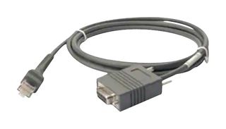 OMRON INDUSTRIAL AUTOMATION V410-WR-2M Cable Assembly, Handheld Barcode Reader, RS232, DB9F, 7 ft