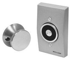 SECO-LARM DH-171SQ Magnetic Door Holder, 12/24 VAC / VDC, 120 VAC, Flush Mount, 15 Kg