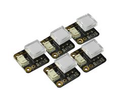 DFROBOT DFR0789 LED Switch, 27 × 26.5 mm, PH2.0-3P, 3.3 V to 5 V, Arduino Micro Bit Board, 5 / Pack