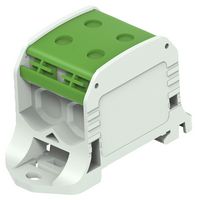 ENTRELEC - TE CONNECTIVITY 1SNF516131R0000 Bloque de Terminales de Montaje en Panel, 150 A, 1 kV, 2 polos, 2, Tornillo, 0 AWG