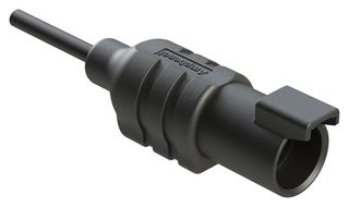 AMPHENOL SINE/TUCHEL ATHD04-1-12P-10G-M2 Circular Cable Assembly, Pin, Circular Receptacle to Free End, 1 Positions, 6.6 ft, 2 m, Black