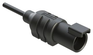 AMPHENOL SINE/TUCHEL ATHD04-1-12P-10G-M5 Circular Cable Assembly, Pin, Circular Receptacle to Free End, 1 Positions, 16.4 ft, 5 m, Black