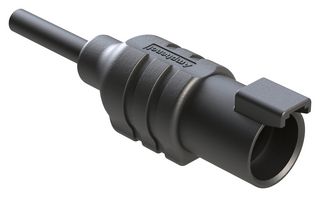 AMPHENOL SINE/TUCHEL ATHD04-1-8P-8G-M5 Circular Cable Assembly, Pin, Circular Receptacle to Free End, 1 Positions, 16.4 ft, 5 m, Black