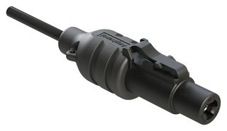 AMPHENOL SINE/TUCHEL ATHD06-1-12S-10G-M4 Circular Cable Assembly, Socket, Circular Plug to Free End, 1 Positions, 13.1 ft, 4 m, Black