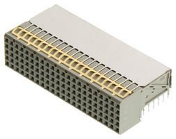 TE CONNECTIVITY - AMP 352152-1 Connector, Z-PACK Series, 110 Contacts, 2 mm, Receptacle, Press Fit, 5 Rows