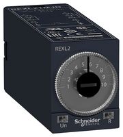 SCHNEIDER ELECTRIC REXL2TMB7 Time Delay Relay, 0.1 s, 100 h, Harmony REXL Series, DPDT, 5 A
