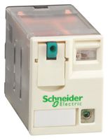 SCHNEIDER ELECTRIC RXM2AB2ED Power Relay, DPDT, 48 VDC, 12 A, Harmony RXM Series, Quick Connect, DC