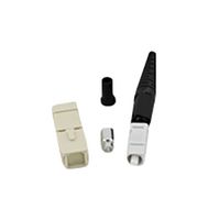 AMPHENOL FIBER OPTICS 954-101-57202B Fiber Optic Connector, SC Simplex, Thermoplastic Body, 954 Series