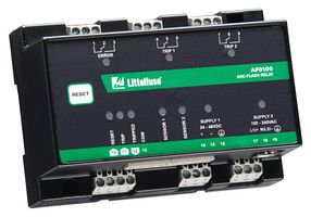 LITTELFUSE AF0100-00 Relevador de Seguridad, 3PDT, Serie AF0100, Carril DIN, 6 A, Tornillo