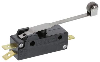 C&K COMPONENTS ASKHC2A04AC Microswitch, Snap Action, Roller Lever, SPDT, Quick Connect, 15 A