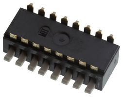 C&K COMPONENTS BPA08SB Interruptor DIP / SIP, 8 Circuitos, Tecla de Piano, Surface Mount, SPST, 5 V, 100 mA