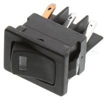 C&K COMPONENTS DM64J72S205Q3 Rocker Switch, On-Off, DPST, Illuminated, Panel Mount, Black, DM Series