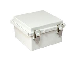 BUD INDUSTRIES PTQ-11051-C Plastic Enclosure, Hinged, Multipurpose, Polycarbonate, Glass Fibre Reinforced, 259 mm, 160 mm