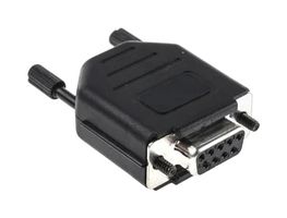 MULTICOMP PRO MP010150 D Sub Connector, Standard, Receptacle, MCP D-SUB Kits, 9 Contacts, DE, Solder Cup