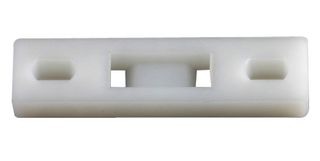 PANDUIT MTP4H-E10-C Cable Tie Mount, Screw, Natural, Nylon 6.6 (Polyamide 6.6), 6.59 mm, 15.8 mm