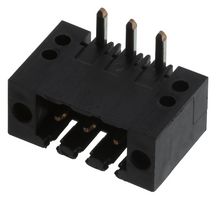 WEIDMULLER 1615540000 Terminal Block, Header, 3.5 mm, 3 Positions, 10 A, 300 V, Through Hole Right Angle