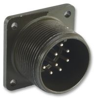 AMPHENOL INDUSTRIAL MS3102E22-8P Circular Connector, MIL-DTL-5015 Series, MS3102 Series, Box Mount Receptacle, 2 Contacts