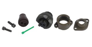 EHC (ELECTRONIC HARDWARE) DC2D2B Circular Connector, MIL-DTL-5015 Series, MS3106 Series, Straight Plug, 2 Contacts, Solder Socket