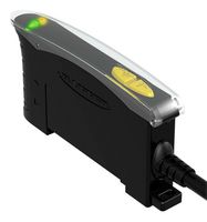 BANNER ENGINEERING D10BFP Fiber Optic Sensor, NPN/PNP, 2m Cable, Plastic, 10 to 30VDC, IP50/NEMA 4X, D10 Expert Series
