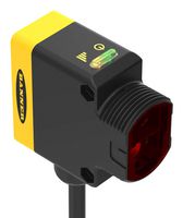BANNER ENGINEERING QS30VR3FF200 W/30 Photoelectric Sensor, 7.874", 680nm Red LED, Fixed Field/Background Suppression/Proximity, Digital