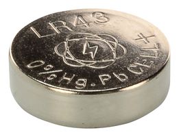 ANSMANN 5015293 Battery, 1.5 V, LR43, Alkaline, 95 mAh, Pressure Contact, 1