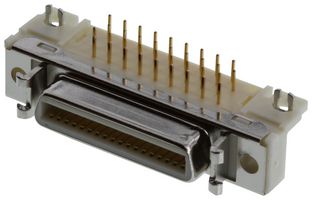3M 10236-55H3PC D Sub Connector, Mini D (Ribbon Connector), Receptacle, 102 Series, 36 Contacts, Solder