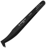 EXCELTA 6-ESD Tweezers, Precision, Bent, Flat, 118.75 mm, Plastic