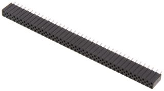 3M 929975-01-40-RK PCB Receptacle, Board-to-Board, 2.54 mm, 2 Rows, 80 Contacts, Through Hole Mount, 929 Series