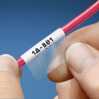 PANDUIT S075X100VAC Wire Marker, Self Laminating, Blank (No Legend), 19.1mm x 25.4mm, Vinyl, White