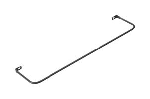 PANDUIT SRB19D5BL Strain Relief Bar, Patch Panel, Black, Steel